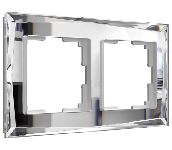 Рамка на 2 поста Diamant (зеркальный) (W0021220)