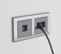 Рамка на 2 поста Metallic (глянцевый никель) (W0021602)