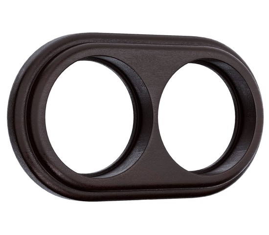 Рамка на 2 поста (венге) (W0025226)