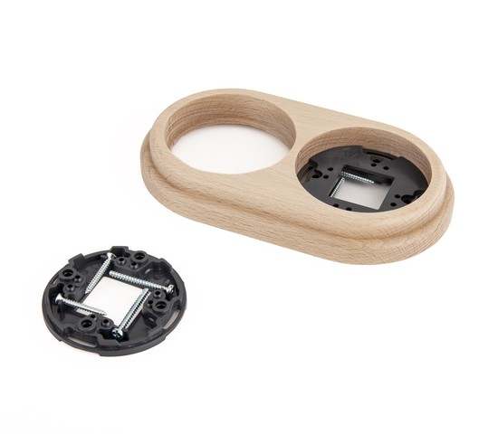 Рамка на 2 поста (светлый бук) (W0025224)