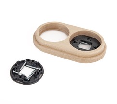 Рамка на 2 поста (светлый бук) (W0025224)