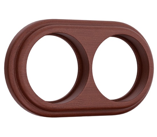 Рамка на 2 поста (итальянский орех) (W0025225)