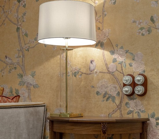 Рамка на 2 поста (итальянский орех) (W0025225)