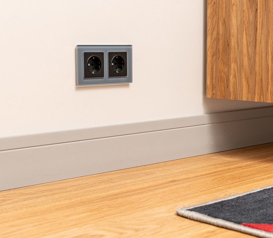 Рамка на 2 поста Favorit (серый,стекло) (W0021115)