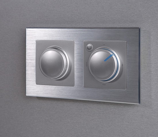 Рамка на 2 поста Aluminium (алюминий) (W0021706)