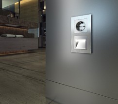 Рамка на 2 поста Aluminium (алюминий) (W0021706)