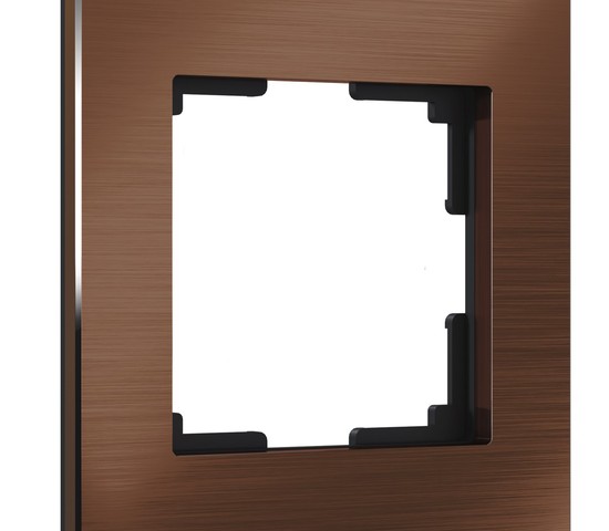 Рамка на 1 пост Aluminium (коричневый алюминий) (W0011714)