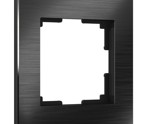 Рамка на 1 пост Aluminium (черный алюминий) (W0011708)