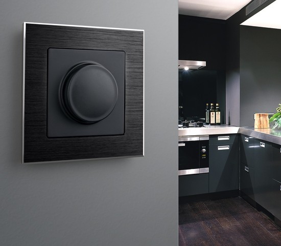 Рамка на 1 пост Aluminium (черный алюминий) (W0011708)