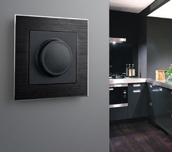 Рамка на 1 пост Aluminium (черный алюминий) (W0011708)