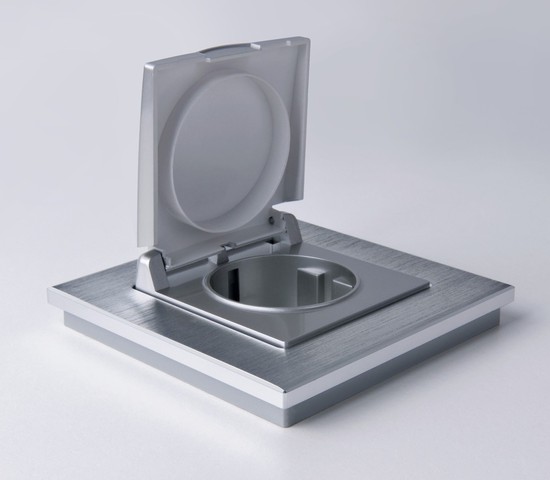 Рамка на 1 пост Aluminium (алюминий) (W0011706)