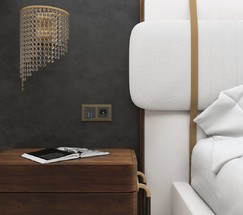 Рамка на 2 поста Antik (бронза) (W0021512)