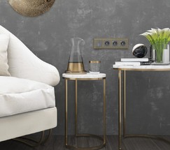 Рамка на 4 поста Antik (бронза) (W0041512)