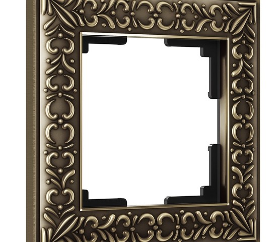 Рамка на 1 пост Antik (бронза) (W0011512)