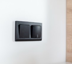 Рамка на 2 поста Stark (черный) (W0021808)