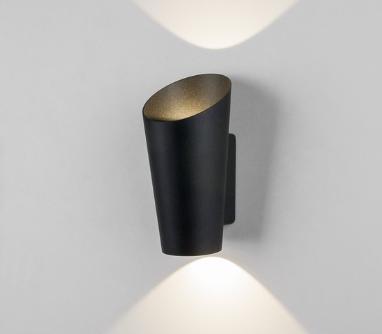 Универсальный уличный светильник 1539 TECHNO LED Tronc Чёрный