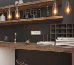 Розетка тройная с заземлением и шторками Gallant (белый) (W5073101)