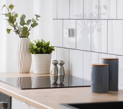 Выключатель двухклавишный с подсветкой Gallant (белый) (W5020101)