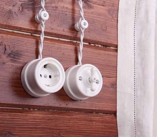 Ретро кабель витой 2х2,5 (белый) 20 м (W6452301)