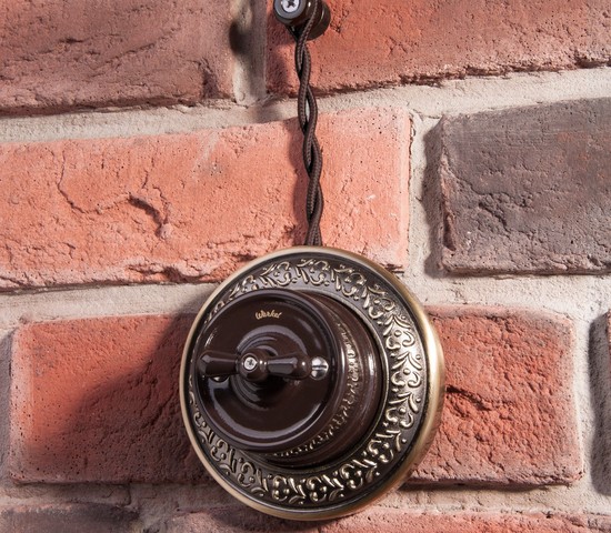 Ретро кабель витой 2х2,5 (коричневый) 20 м (W6452314)