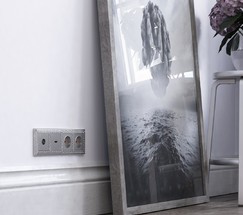 Рамка на 4 поста (матовый хром) (WL07-Frame-04)