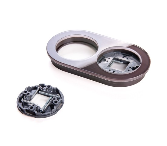 Рамка на 2 поста (Коричневый) (WL21-frame-02)