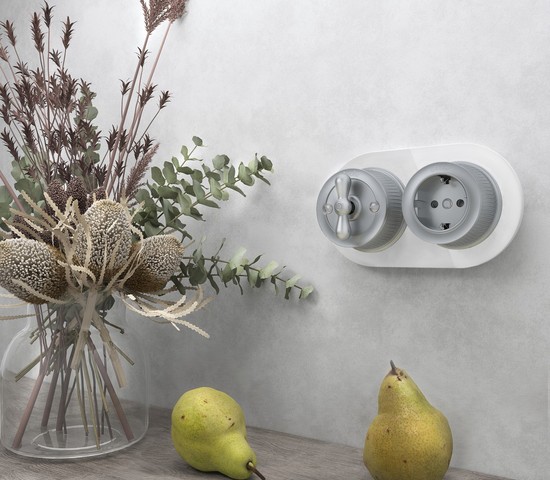 Рамка на 2 поста (Белый) (WL21-frame-02)