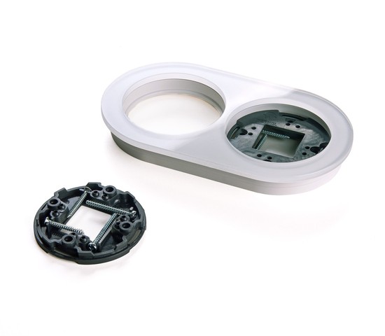 Рамка на 2 поста (Белый) (WL21-frame-02)