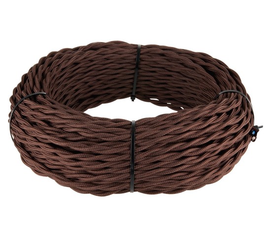 Ретро кабель витой 3х2,5 (коричневый) (W6453614)