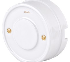 Винты для распределительной коробки/TV  розетки 2 шт. (золото) Ретро (WL18-22-01)