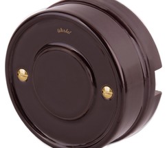 Винты для распределительной коробки/TV  розетки 2 шт. (золото) Ретро (WL18-22-01)