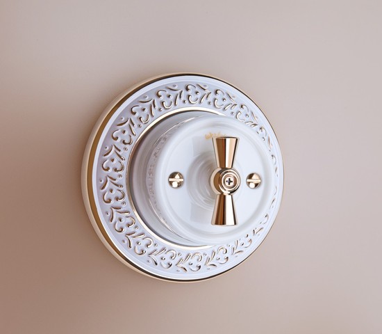 Рамка на 1 пост (белое золото) (WL70-frame-01)