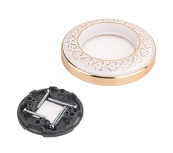 Рамка на 1 пост (белое золото) (WL70-frame-01)