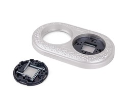 Рамка на 2 поста (жемчужный) (WL70-frame-02)