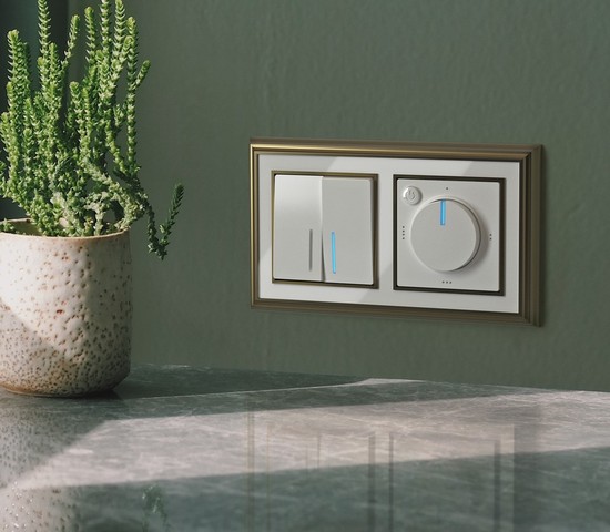 Рамка на 2 поста (бронза/белый) (WL17-Frame-02)