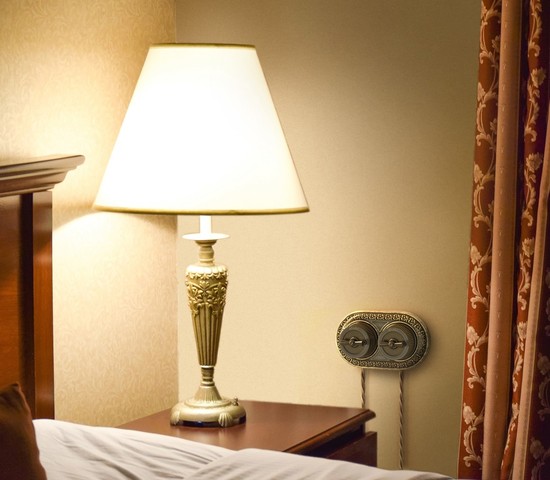 Рамка на 2 поста (бронза) (WL70-frame-02)