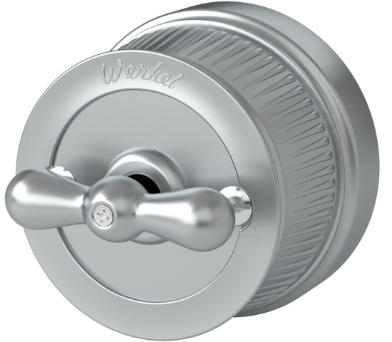 Переключатель одноклавишный (Матовый хром) Ретро (WL19-01-03)