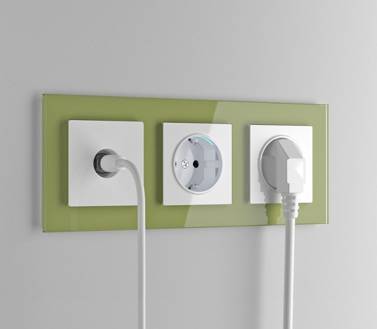 Рамка на 3 поста (фисташковый,стекло) (WL01-Frame-03)