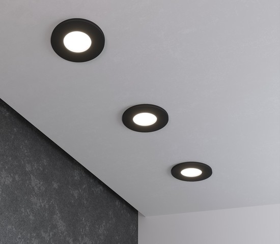 Точечный светильник 125 MR16 черный матовый