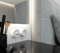 Выключатель на 4 положения двухклавишный Vintage (белый матовый/хром) (W5822050)