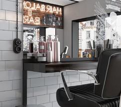 Переключатель одноклавишный Vintage (черный матовый/хром) (W5812051)