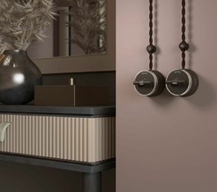 Переключатель одноклавишный Vintage (мокко матовый/хром) (W5812052)