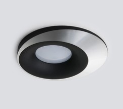 Точечный светильник 124 MR16 черный/серебро