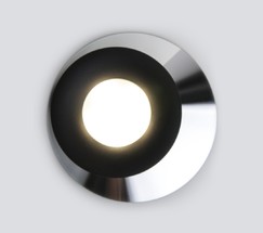 Точечный светильник 124 MR16 черный/серебро