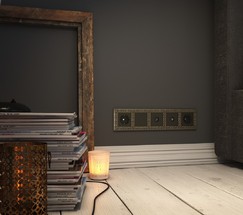 Рамка на 5 постов  (бронза) (WL07-Frame-05)