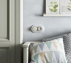 Переключатель одноклавишный Vintage (слоновая кость матовый/хром) (W5812055)