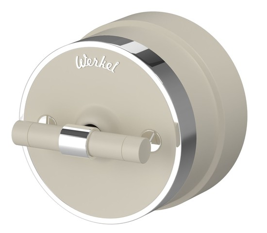 Выключатель на 4 положения двухклавишный Vintage (слоновая кость матовый/хром) (W5822055)