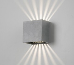 Универсальный уличный светильник Sole серый (35149/D)