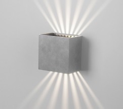 Универсальный уличный светильник Sole серый (35149/D)