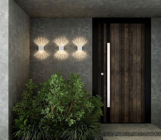 Универсальный уличный светильник Sole Белый (35149/D)